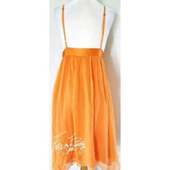 banana republic orange crush silk dress - Picture 4 of 7